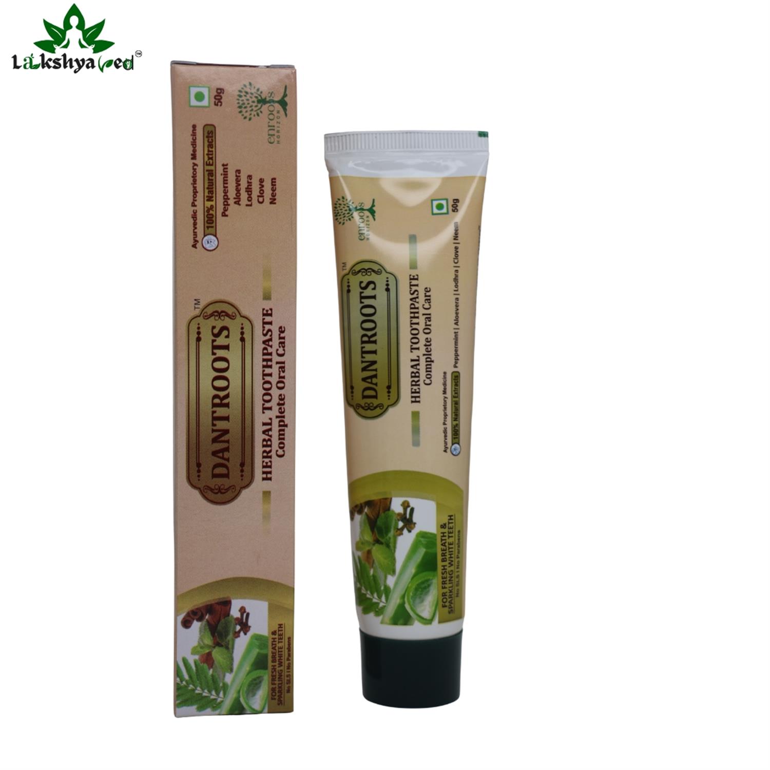 DANTROOTS HERBAL TOOTHPASTE 50GM