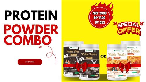 Protein Powder pack of 2(Chocolate 1+ Butter Scotch 1)