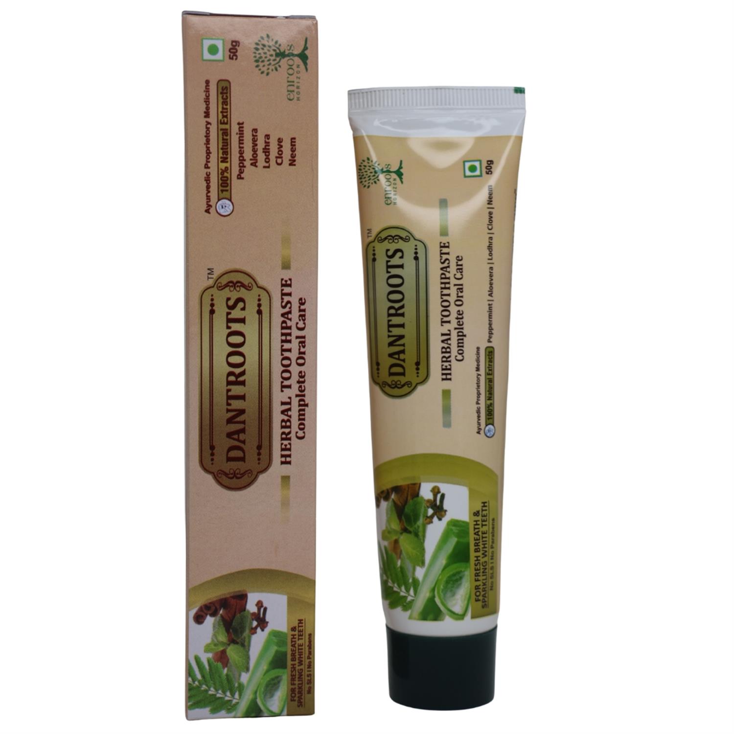 DANTROOTS HERBAL TOOTHPASTE 50GM 