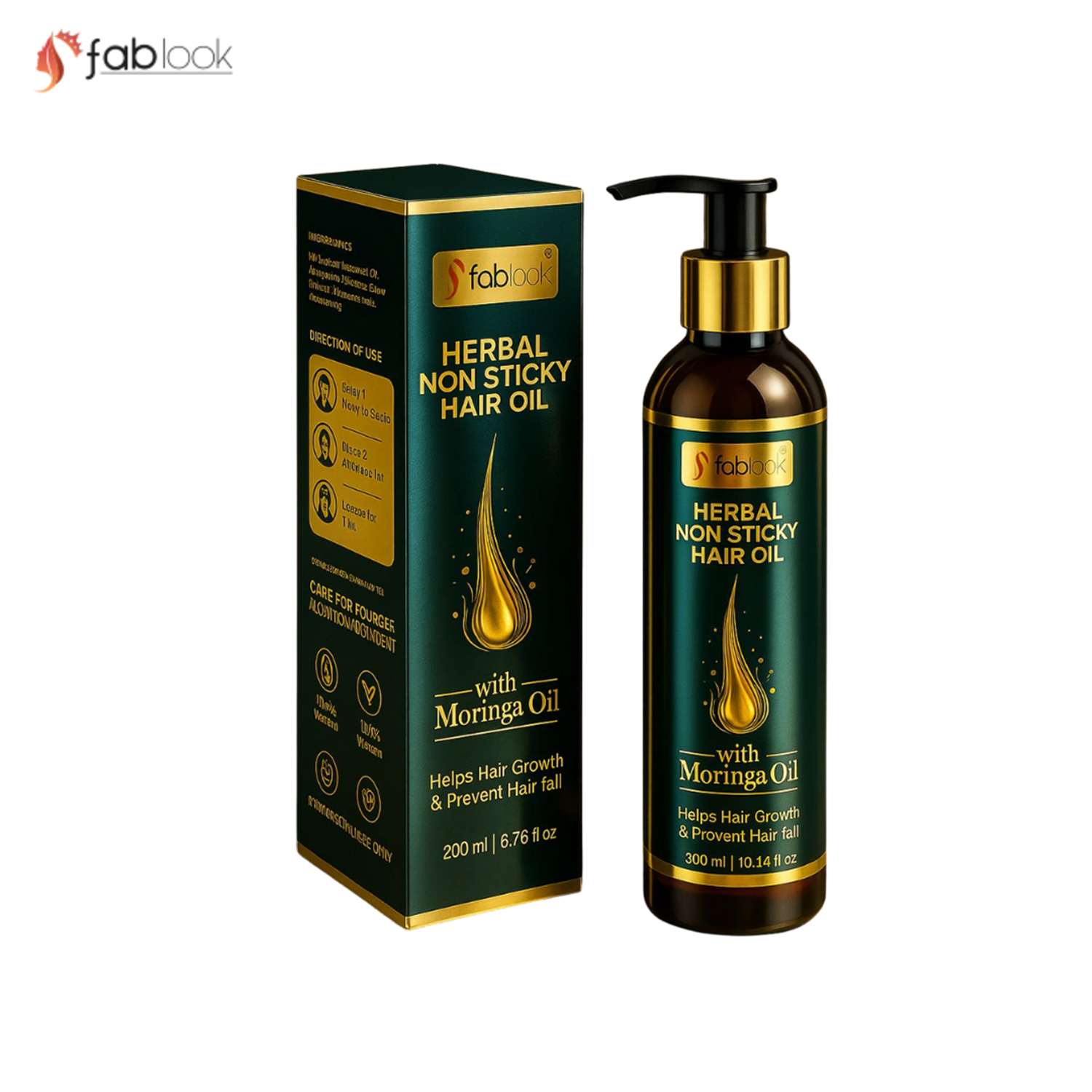 FABLOOK HERBAL NON STICKY HAIR OIL 