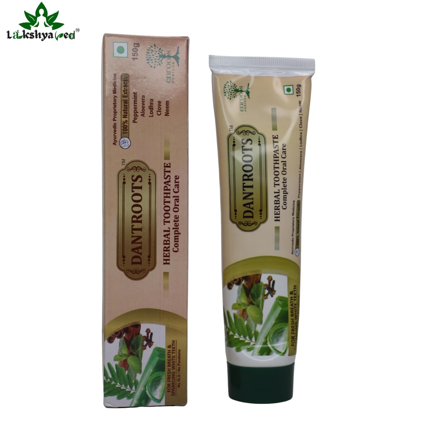DANTROOTS HERBAL TOOTHPASTE 150GM